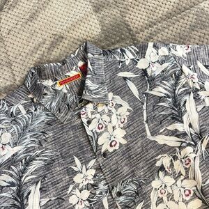 Havaianas Gray Floral Men's Casual Shirt
